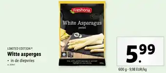 Lidl Witte asperges ⚫ in de diepvries aanbieding