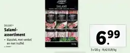 Lidl Salami- assortiment aanbieding