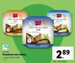 Lidl Paaseieren met vulling aanbieding