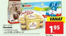 Lidl Chocolade aanbieding