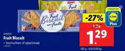 Lidl Fruit Biscuit aanbieding