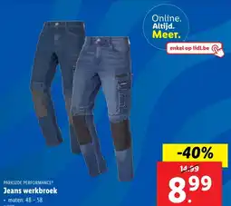 Lidl Jeans werkbroek aanbieding