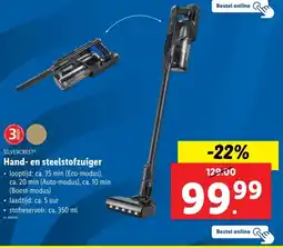 Lidl Hand- en steelstofzuiger aanbieding