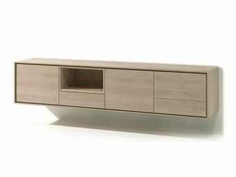 Deba Meubelen Hangkast, incl. verlichting KYARA - Eik Hout aanbieding
