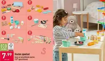 ALDI Houten speelset aanbieding
