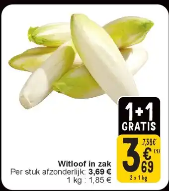 Cora Witloof in zak aanbieding