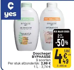 Cora Douchegel BYPHASSE aanbieding