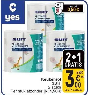 Cora Keukenrol SUIT aanbieding