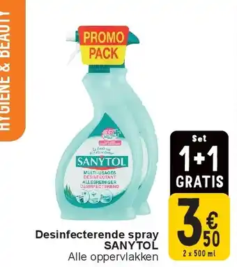 Cora Desinfecterende spray SANYTOL aanbieding