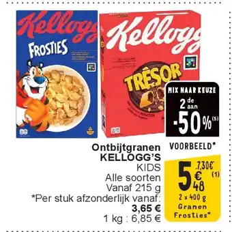 Cora Ontbijtgranen KELLOGG’S aanbieding