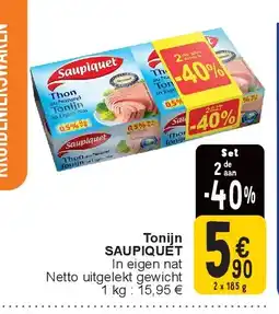 Cora Tonijn SAUPIQUET aanbieding