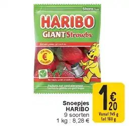 Cora Snoepjes HARIBO aanbieding