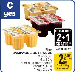 Cora Flan CAMPAGNE DE FRANCE aanbieding