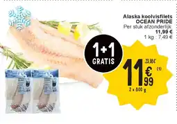 Cora Alaska koolvisfilets OCEAN PRIDE aanbieding