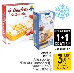 Cora Wafels DELY aanbieding