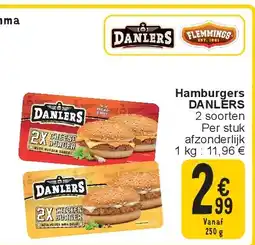 Cora Hamburgers DANLERS aanbieding