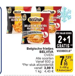 Cora Belgische frietjes BELVIVA aanbieding