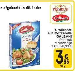 Cora Croccante alla Mozzarella GALBAN aanbieding