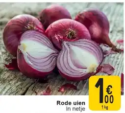 Cora Rode uien aanbieding