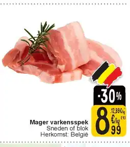 Cora Mager varkensspek aanbieding