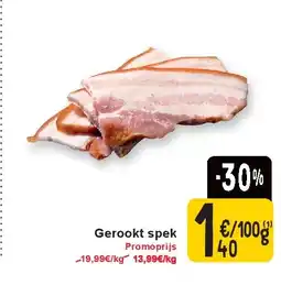 Cora Gerookt spek aanbieding
