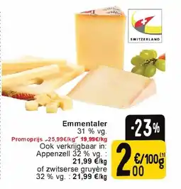 Cora Emmentaler aanbieding