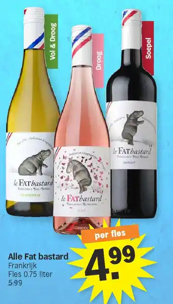 Albert Heijn Alle Fat bastard aanbieding