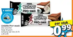 Albert Heijn Lindahls Pro+ snack aanbieding