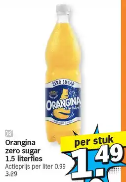 Albert Heijn Orangina zero sugar 1.5 literfles aanbieding