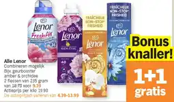 Albert Heijn Alle Lenor aanbieding