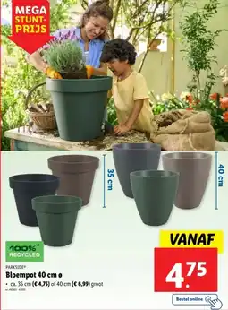 Lidl Bloempot 40 cm Ø aanbieding