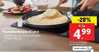 Lidl Pannenkoekenpan 25 cm o aanbieding