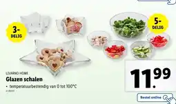 Lidl Glazen schalen aanbieding