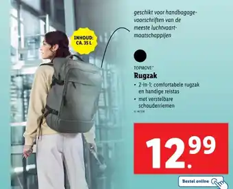 Lidl Rugzak aanbieding