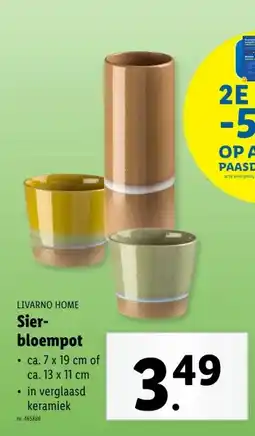 Lidl Sier- bloempot aanbieding