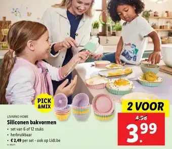 Lidl Siliconen bakvormen aanbieding