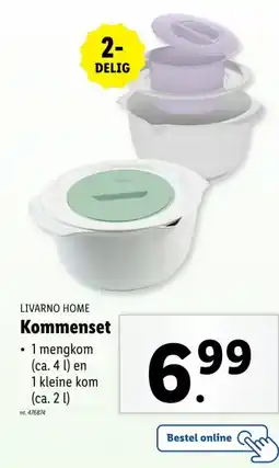 Lidl LIVARNO HOME Kommenset aanbieding