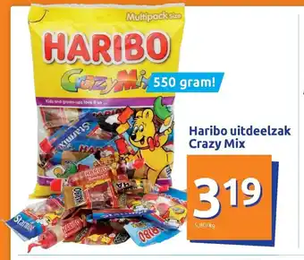 Haribo uitdeelzak Crazy Mix 550 gram