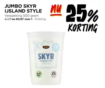 Jumbo JUMBO SKYR IJSLAND STYLE aanbieding