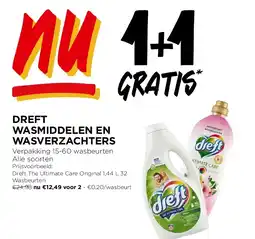 Jumbo DREFT WASMIDDELEN EN WASVERZACHTERS aanbieding