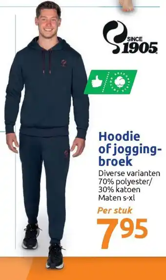 Action Hoodie of joggingbroek aanbieding