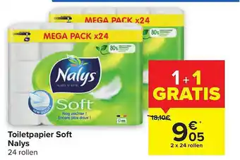 Toiletpapier Soft Nalys