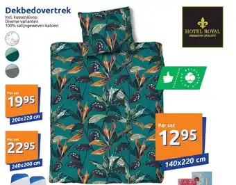 Action Dekbedovertrek 200x220 cm aanbieding