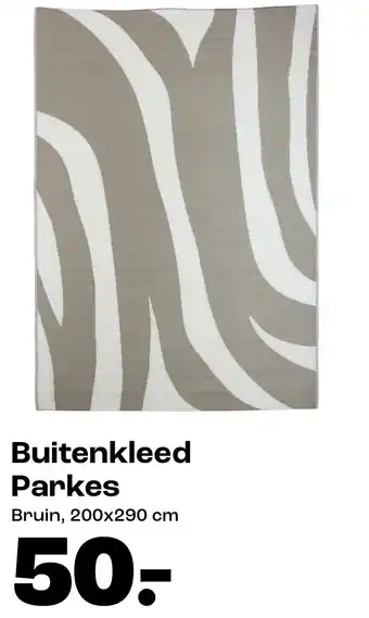 Kwantum Buitenkleed Parkes bruin aanbieding