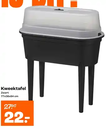 Kwantum Kweektafel Zwart aanbieding