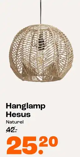 Kwantum Hanglamp Hesus Naturel aanbieding