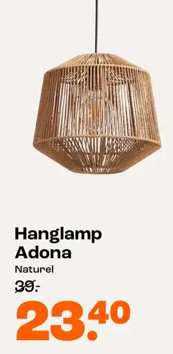 Kwantum Hanglamp Adona Naturel aanbieding