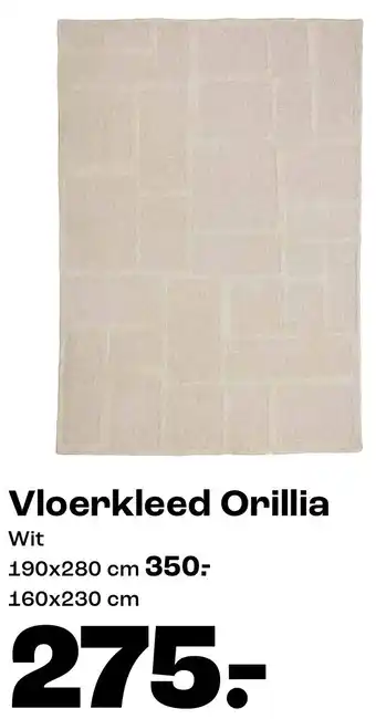 Kwantum Vloerkleed Orillia Wit aanbieding