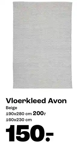 Kwantum Vloerkleed Avon Beige aanbieding