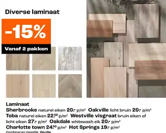 Kwantum Diverse laminaat aanbieding